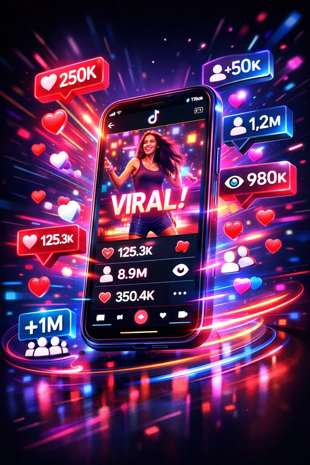 Buy TikTok Followers, Likes & Views