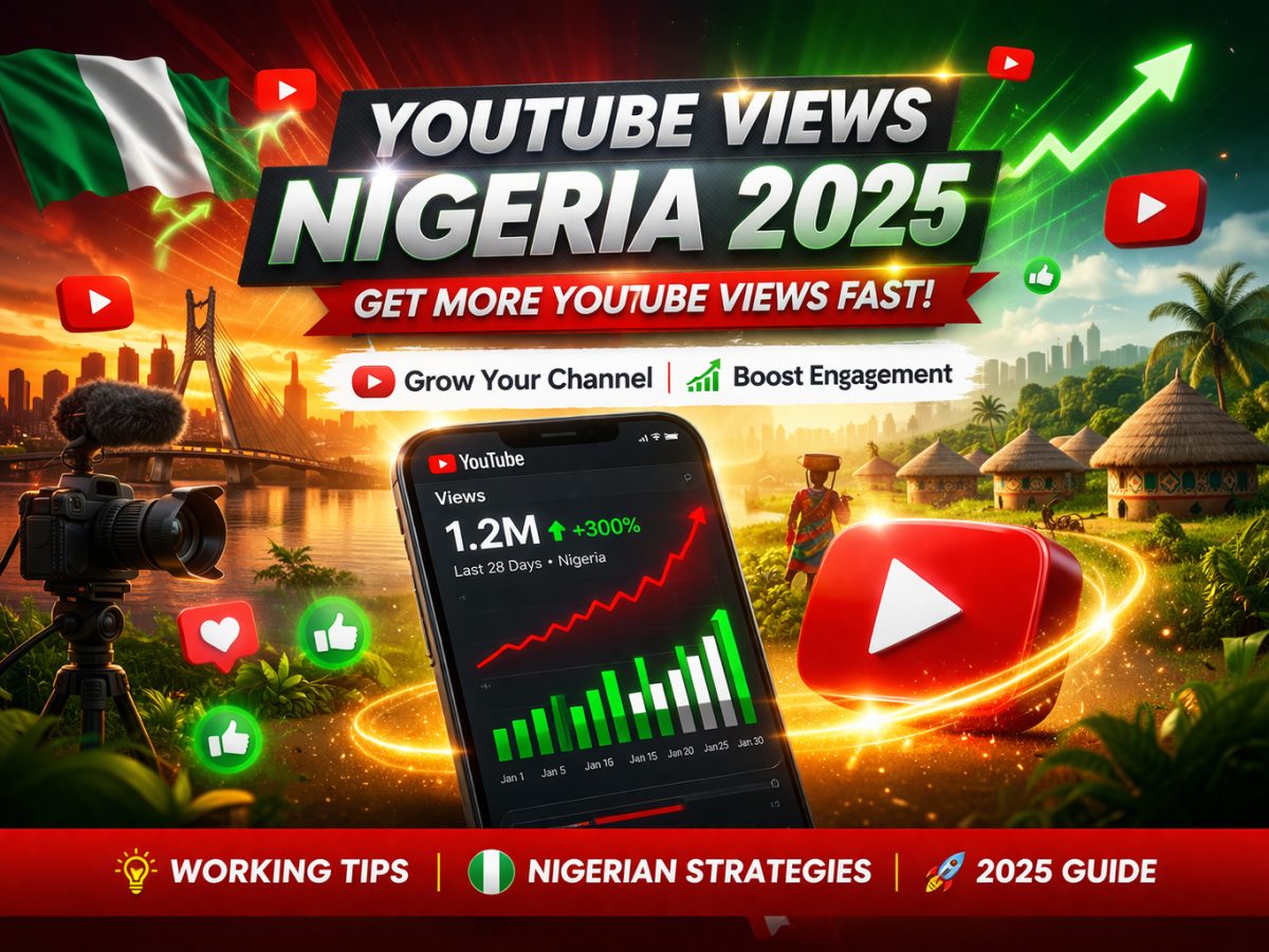 YouTube Views Nigeria – How to Get More Views on YouTube in 2025